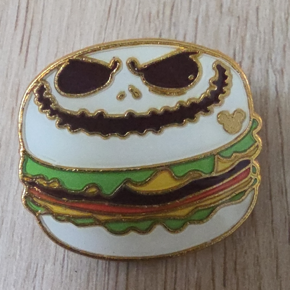 Disney Pin - Nightmare Before Christmas Burger - Hidden Mickey 6 of 12 Collector